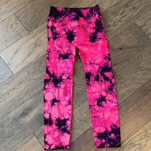 PEACH Activewear Hot Pink Leggings S/M NWOT